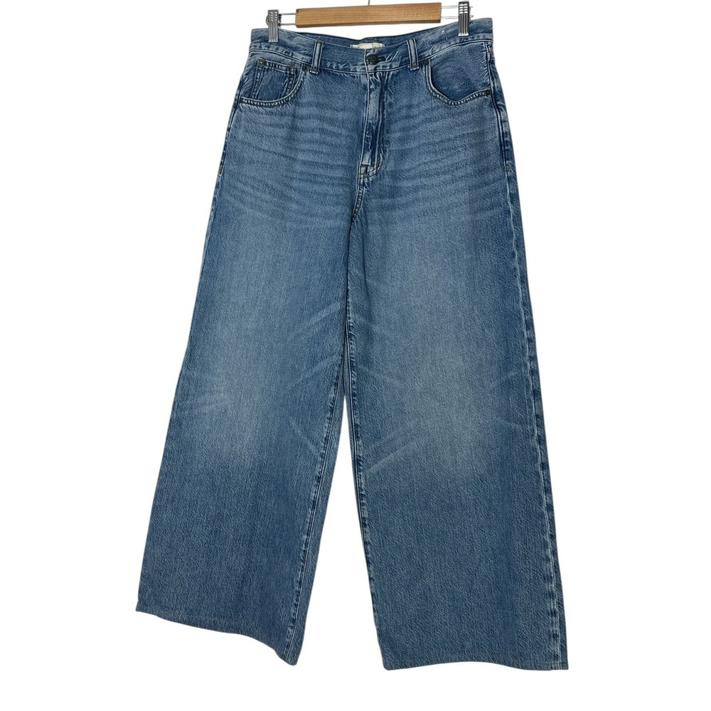Madewell Jeans Womens size 29 Super Wide Leg Baggy High Rise Skater Denim